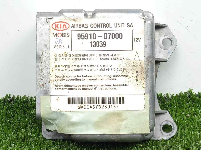 Recambio de centralita airbag para kia picanto 1.0 cat referencia OEM IAM 9591007000  