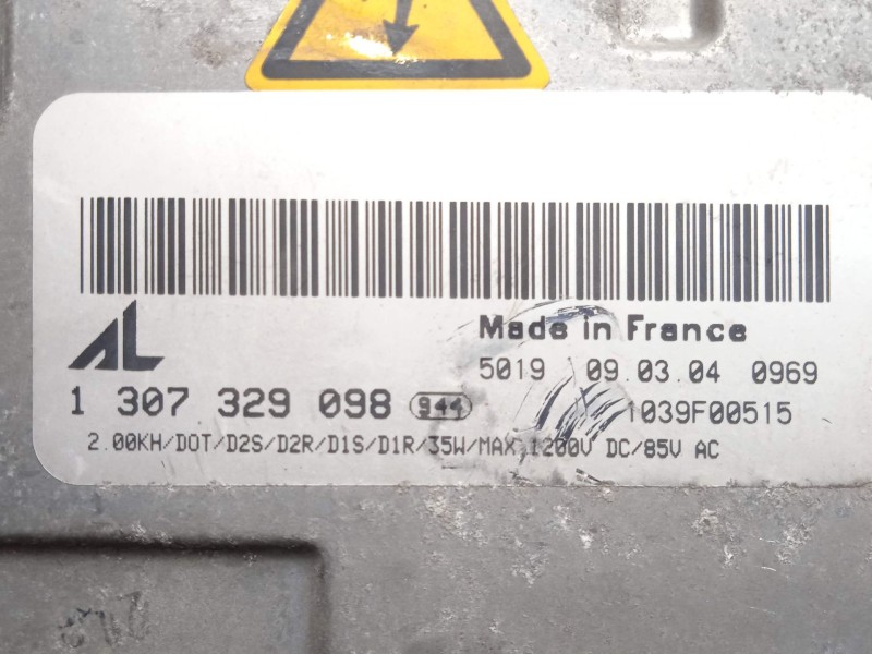 Recambio de centralita faros xenon para volvo s40 berlina 2.0 diesel cat referencia OEM IAM 1307329098-1039F00515  