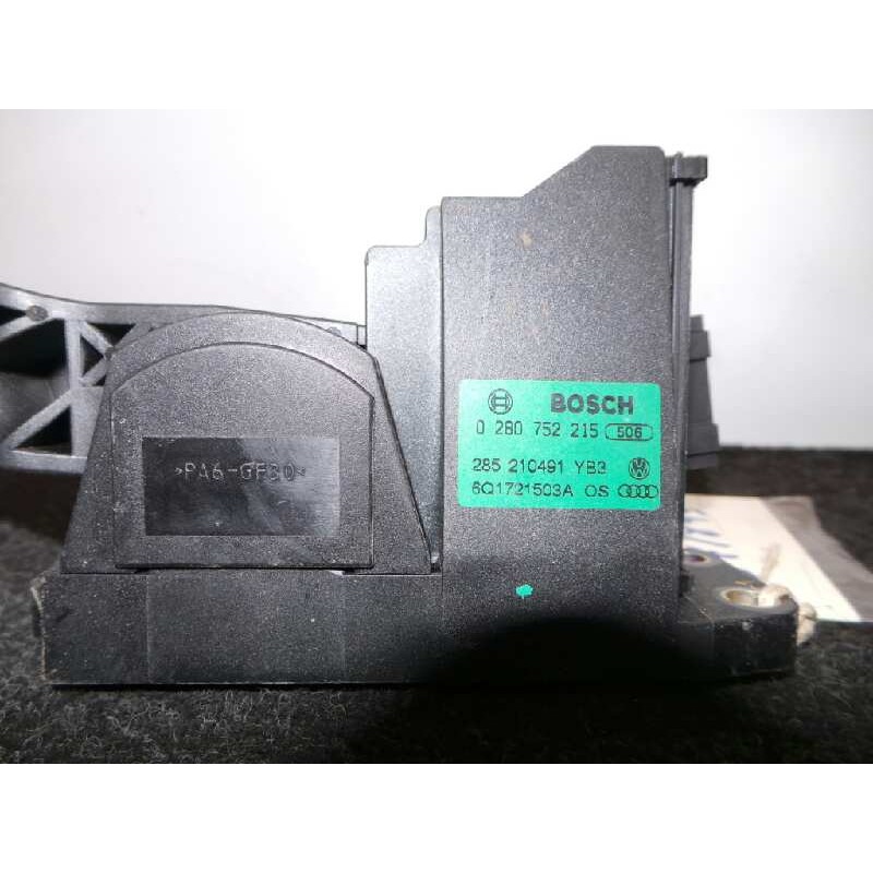 Recambio de potenciometro pedal para seat ibiza (6l1) 1.4 16v referencia OEM IAM 6Q1721503AOS-285210491YB3-0280752215 BOSCH 