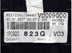 Recambio de cuadro instrumentos para seat leon (1p1) 1.9 tdi referencia OEM IAM 1P0920823G-V0009000-SW0422 SIEMENS - VDO 1.CONEC 2