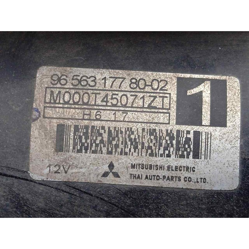 Recambio de motor arranque para citroën c3 1.4 referencia OEM IAM 965631778002-M000T45071ZT 8.DIENTES 