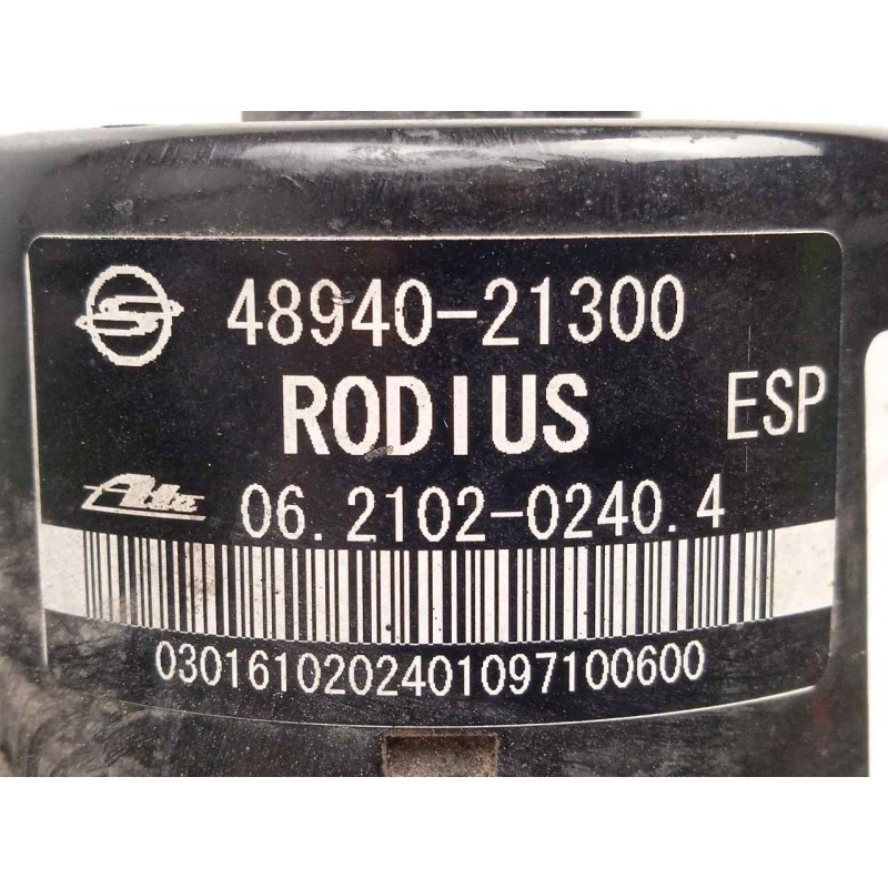 Recambio de abs para ssangyong rodius 2.7 turbodiesel cat referencia OEM IAM 06210908523-4894021300-06210202404  