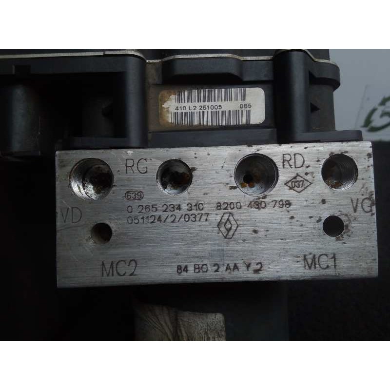 Recambio de abs para renault scenic ii 1.9 dci diesel referencia OEM IAM 0265234310-8200430798-0265950300 BOSCH 