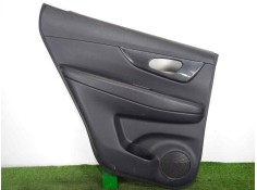 Recambio de guarnecido puerta trasera izquierda para nissan x-trail (t32) 1.6 dci turbodiesel cat referencia OEM IAM  CUERO.NEGR