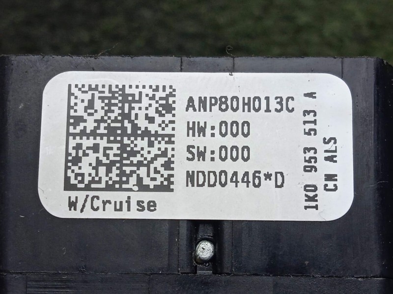 Recambio de mando luces para seat leon (1p1) 1.9 tdi referencia OEM IAM 1K0953513A-ANP80H013C  