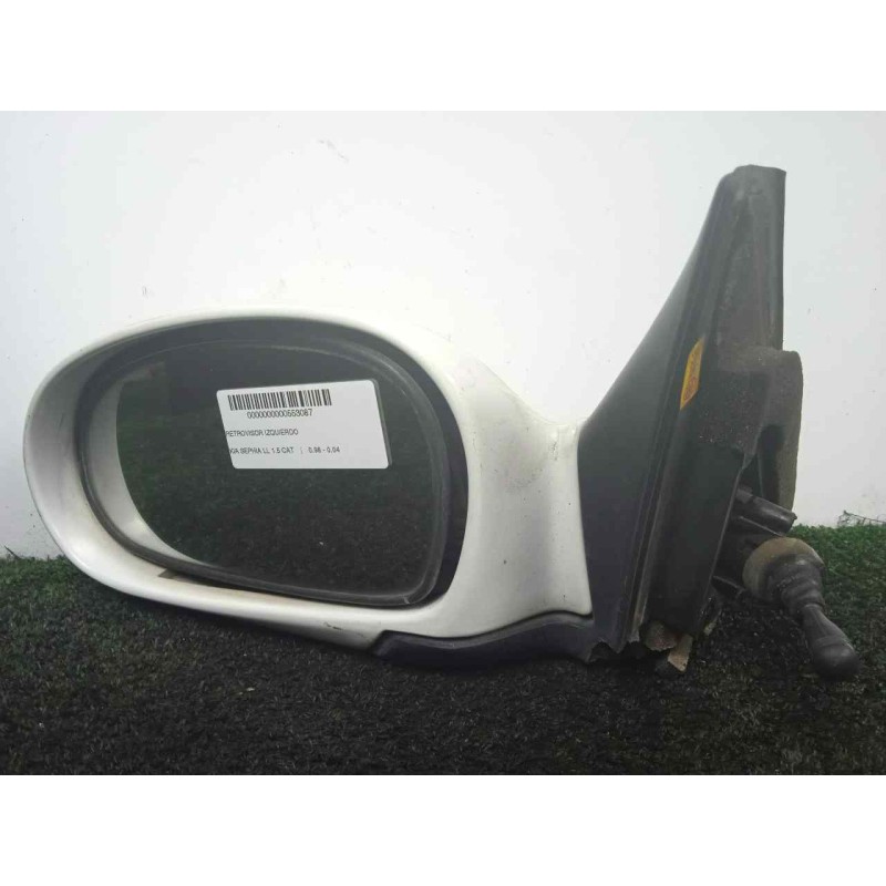 Recambio de retrovisor izquierdo para kia sephia ll 1.5 cat referencia OEM IAM  98-04 - MANUAL BLANCO