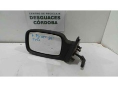 Recambio de retrovisor izquierdo para ford escort berlina referencia OEM IAM 86AB17683CC ESCORT.86-90 MANUAL - NEGRO PLASTICO