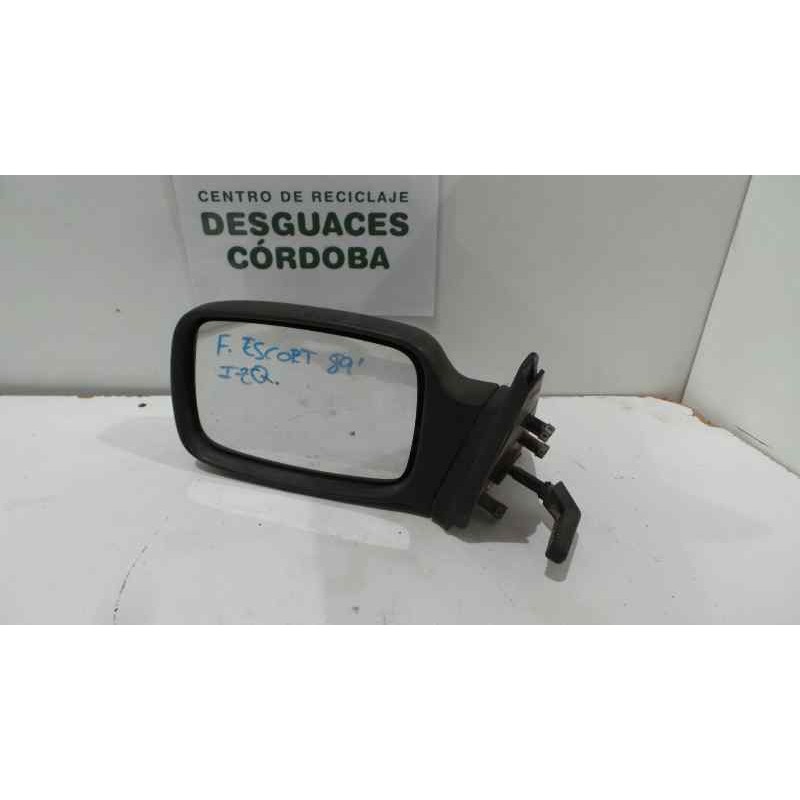 Recambio de retrovisor izquierdo para ford escort berlina referencia OEM IAM 86AB17683CC ESCORT.86-90 MANUAL - NEGRO PLASTICO