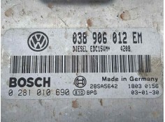 Recambio de centralita motor uce para seat cordoba berlina (6l2) 1.9 sdi referencia OEM IAM 0281010690-038906012EM-EDC15VM+ EDC1 2