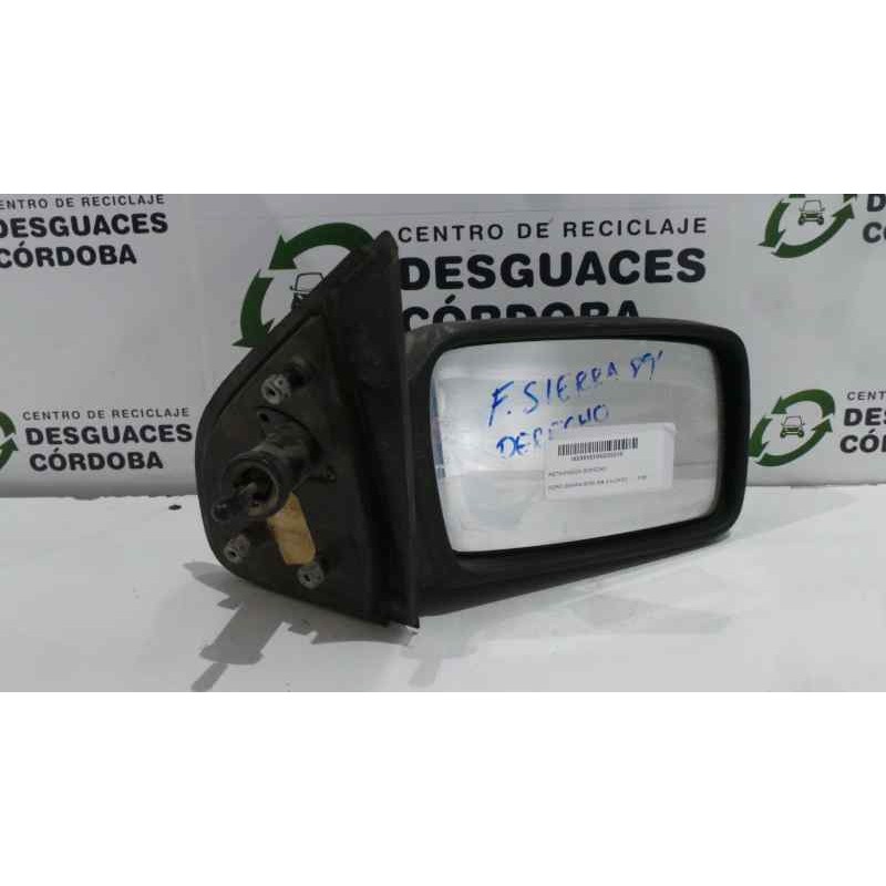 Recambio de retrovisor derecho para ford sierra berlina 2.0 (ohc) referencia OEM IAM  MANUAL NEGRO PLASTICO
