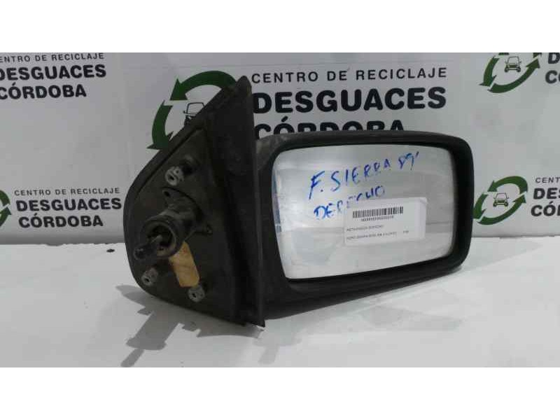 Recambio de retrovisor derecho para ford sierra berlina 2.0 (ohc) referencia OEM IAM  MANUAL NEGRO PLASTICO