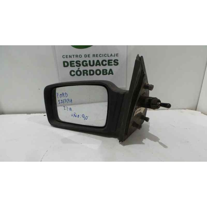 Recambio de retrovisor izquierdo para ford sierra turnier referencia OEM IAM 87BB17683AA 86-90 - MANUAL NEGRO PLASTICO