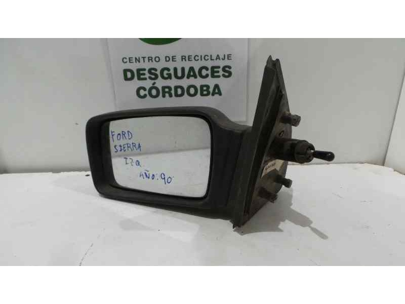 Recambio de retrovisor izquierdo para ford sierra turnier referencia OEM IAM 87BB17683AA 86-90 - MANUAL NEGRO PLASTICO
