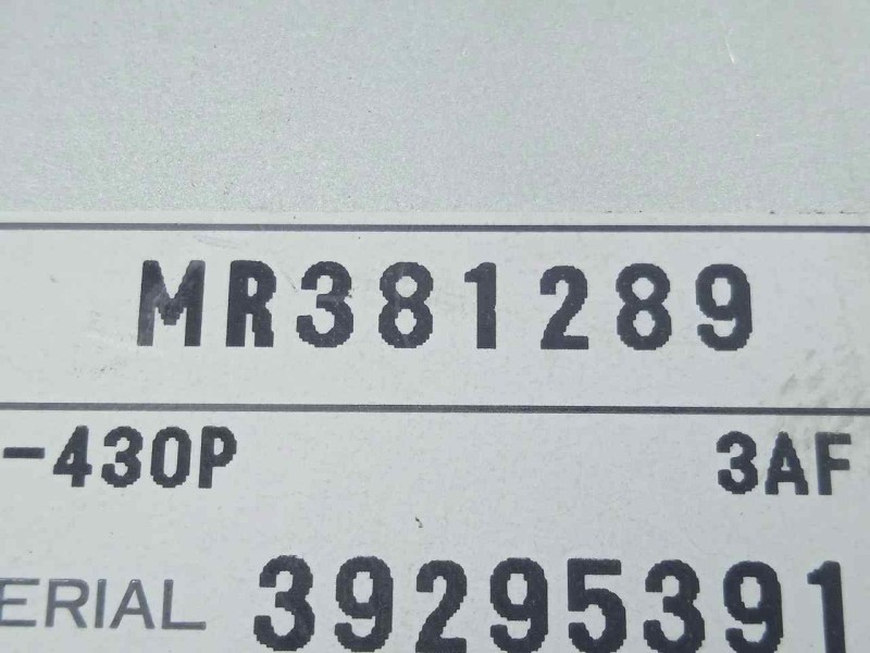 Recambio de pantalla multifuncion para mitsubishi space star (dg0) 1.3 cat referencia OEM IAM MR381289-39295391D  