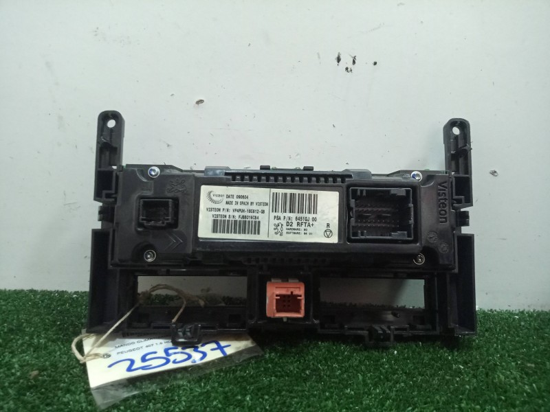 Recambio de mando climatizador para peugeot 407 1.6 hdi referencia OEM IAM 6451QJ00-VP4PUH18C612GB-FJBB016CB4  