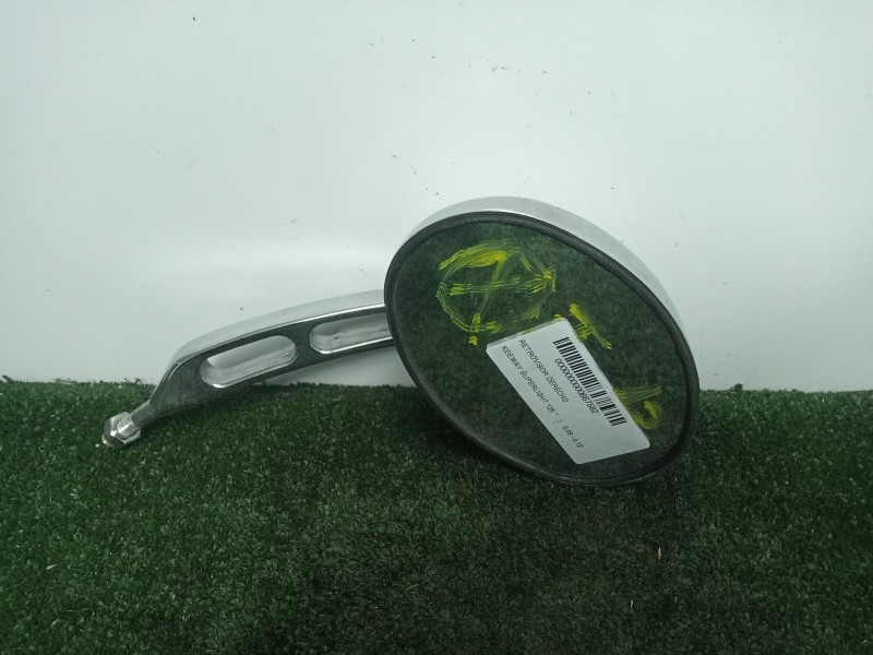Recambio de retrovisor derecho para keeway superlight 125 referencia OEM IAM 40470K2GP003 MANUAL CROMADO