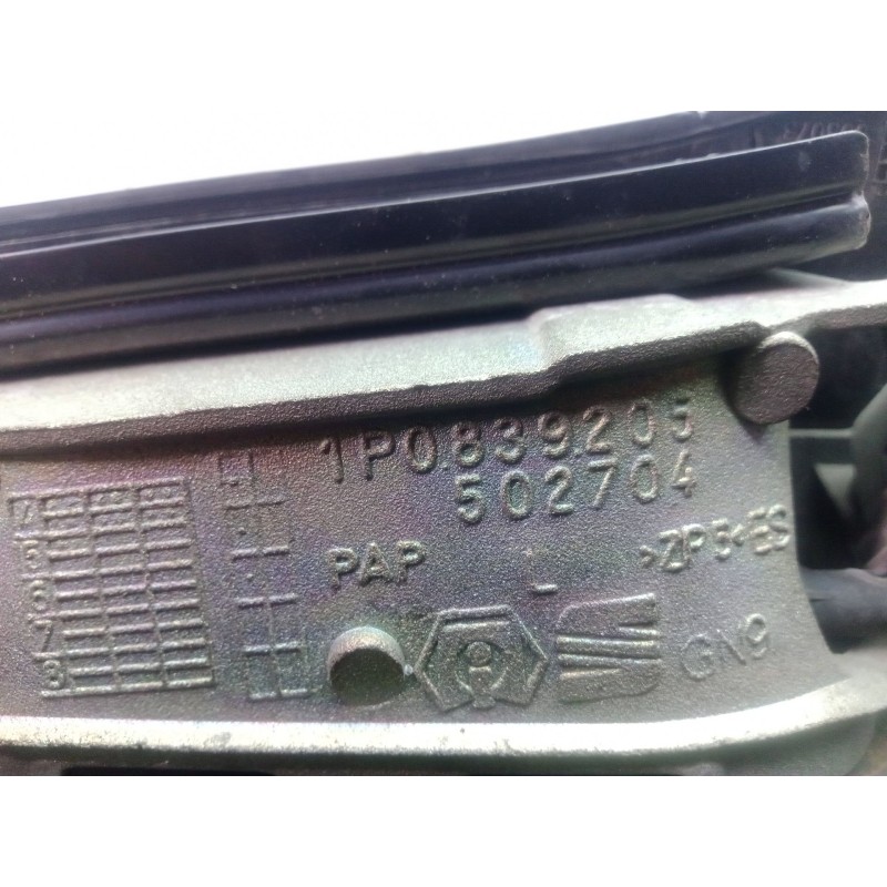 Recambio de maneta exterior trasera izquierda para seat leon (1p1) 2.0 tdi referencia OEM IAM 1P0839205  