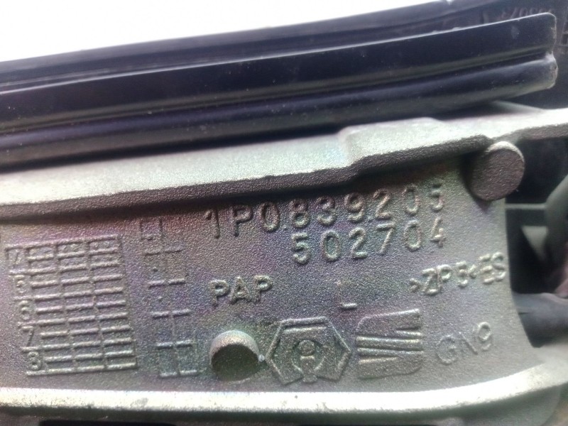 Recambio de maneta exterior trasera izquierda para seat leon (1p1) 2.0 tdi referencia OEM IAM 1P0839205  