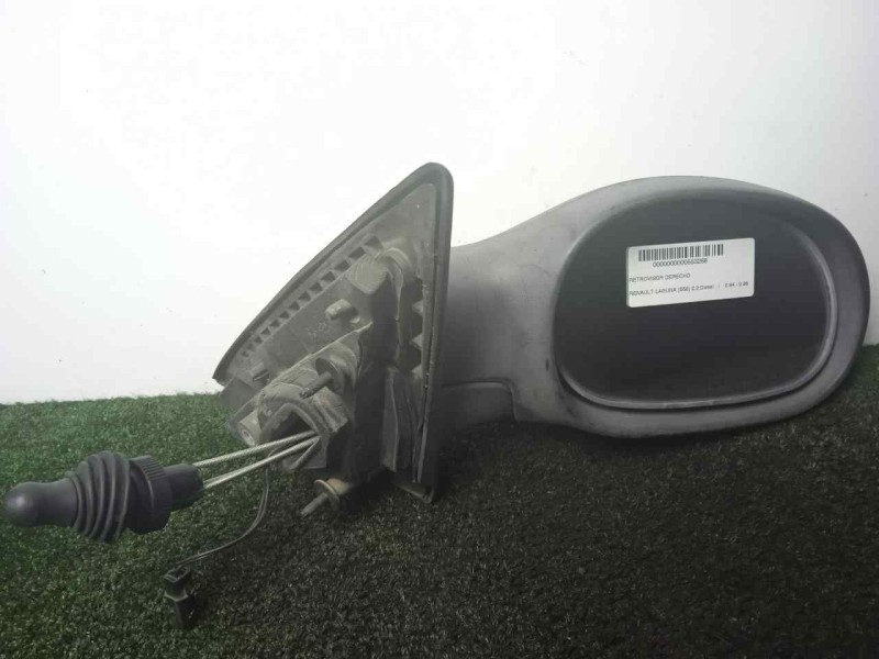Recambio de retrovisor derecho para renault laguna (b56) 2.2 diesel referencia OEM IAM  MANUAL NEGRO.PLASTICO