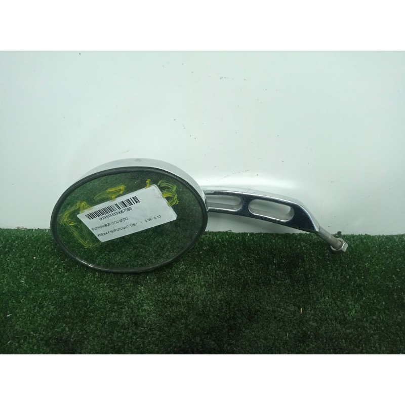 Recambio de retrovisor izquierdo para keeway superlight 125 referencia OEM IAM 40460K2GP003 MANUAL CROMADO