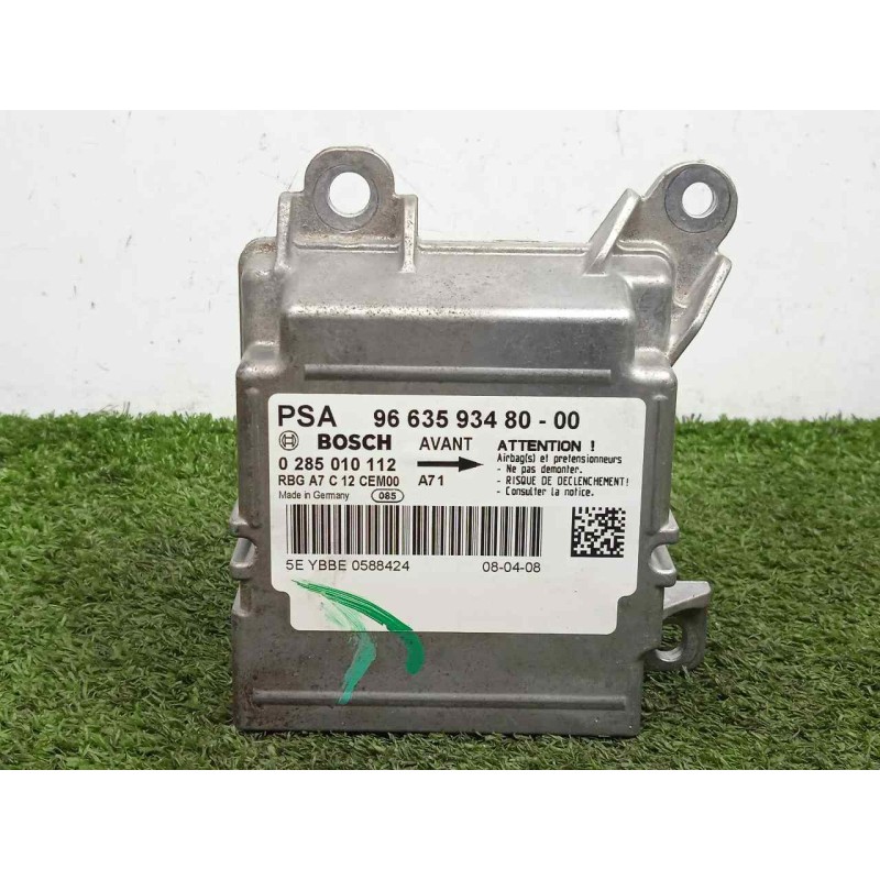 Recambio de centralita airbag para peugeot 207 sw 1.6 16v hdi referencia OEM IAM 0285010112-9663593480 BOSCH 