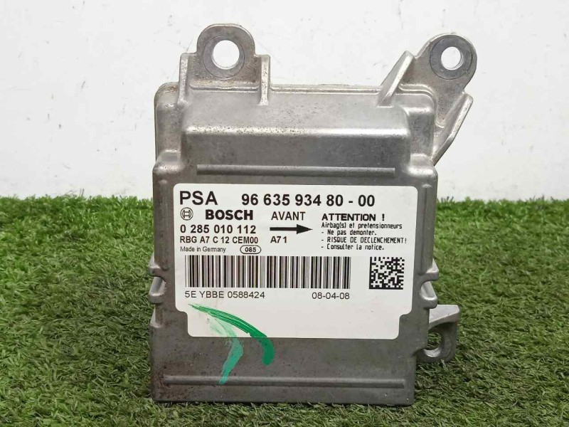 Recambio de centralita airbag para peugeot 207 sw 1.6 16v hdi referencia OEM IAM 0285010112-9663593480 BOSCH 