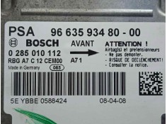 Recambio de centralita airbag para peugeot 207 sw 1.6 16v hdi referencia OEM IAM 0285010112-9663593480 BOSCH  2