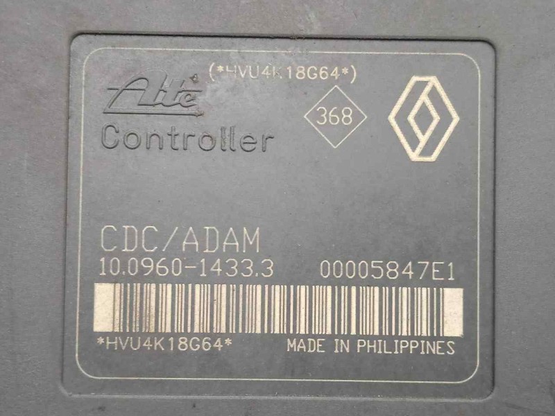 Recambio de abs para renault laguna ii (bg0) 1.9 dci diesel referencia OEM IAM 10096014333-10020601684-8200159837E ATE 