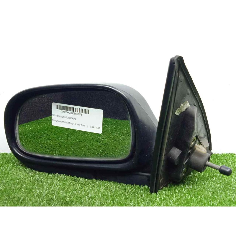 Recambio de retrovisor izquierdo para toyota carina (t19) 1.6 16v cat referencia OEM IAM  MANUAL NEGRO