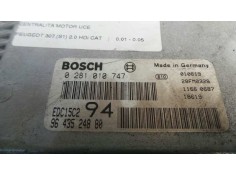 Recambio de centralita motor uce para peugeot 307 (s1) 2.0 hdi cat referencia OEM IAM 0281010747-9643524880-EDC15C2 EDC15C2 BOSC 2