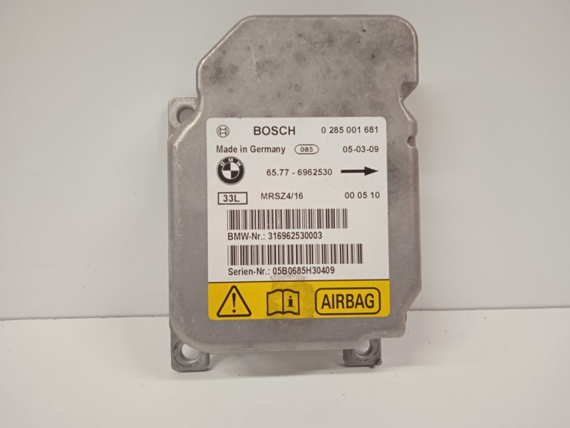 Recambio de centralita airbag para bmw x5 (e53) 3.0 turbodiesel cat referencia OEM IAM 65776962530-316962530003-0285001681  