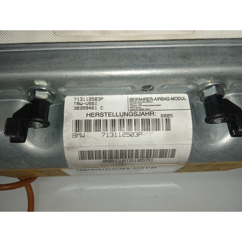 Recambio de airbag delantero derecho para bmw x5 (e53) 3.0 turbodiesel cat referencia OEM IAM 713112503P-30360291B  