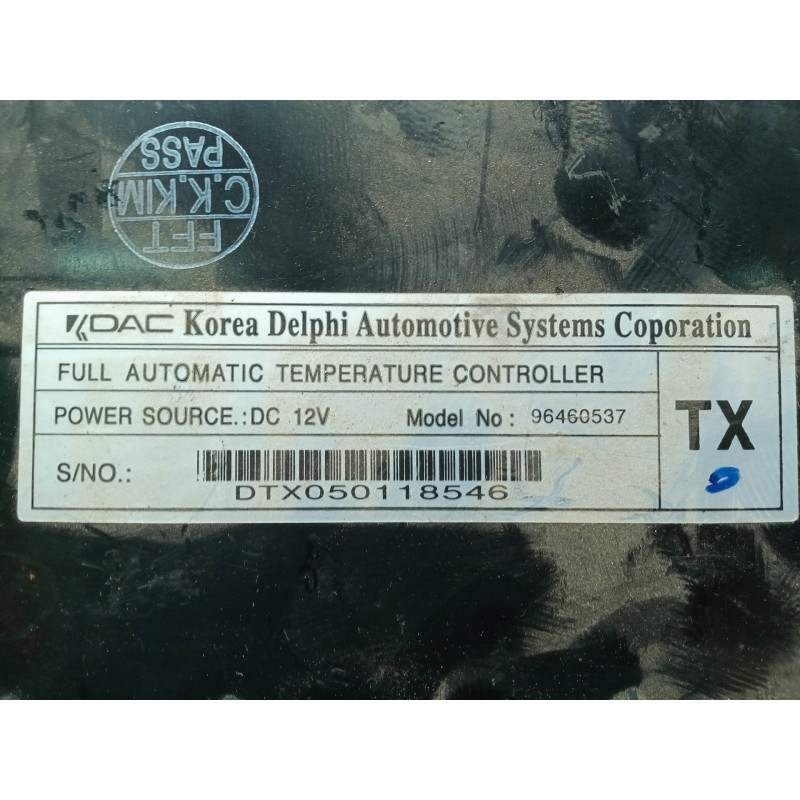 Recambio de mando climatizador para chevrolet evanda referencia OEM IAM DTX050118546  DTX050118546