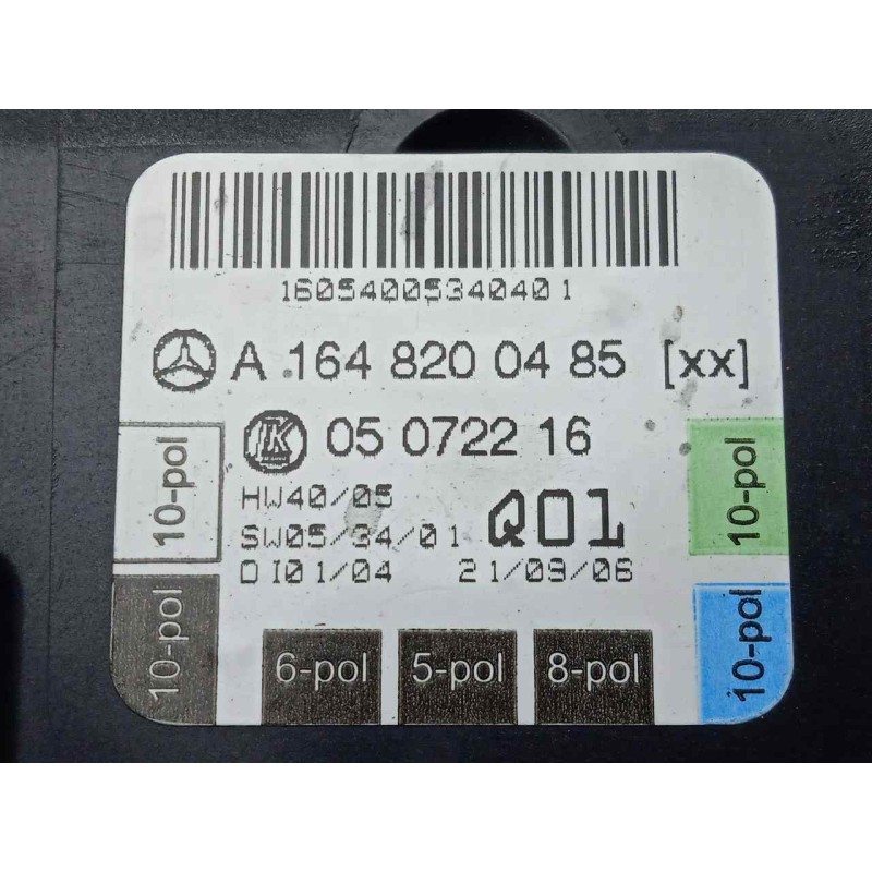 Recambio de modulo electronico para mercedes-benz clase m (w164) 3.0 cdi cat referencia OEM IAM A1648200485  