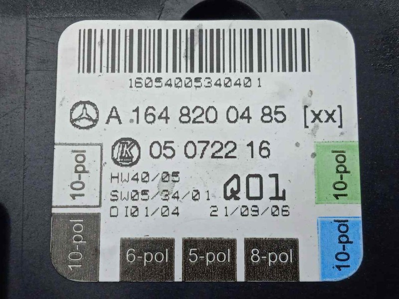 Recambio de modulo electronico para mercedes-benz clase m (w164) 3.0 cdi cat referencia OEM IAM A1648200485  