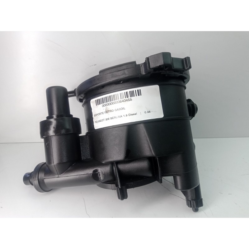 Recambio de soporte filtro gasoil para peugeot 206 berlina 1.9 diesel referencia OEM IAM  CON.CEBADOR 