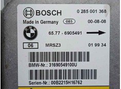 Recambio de centralita airbag para bmw serie 3 berlina (e46) 2.0 16v diesel cat referencia OEM IAM 0285001368-65776905491 BOSCH  2