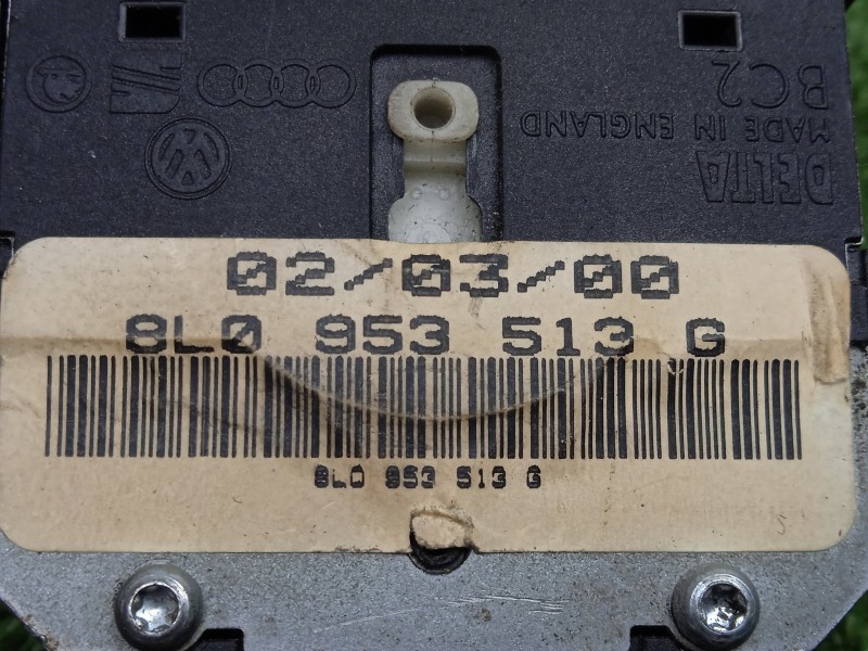 Recambio de mando luces para volkswagen golf iv berlina (1j1) 1.9 tdi referencia OEM IAM 8L0953513G  