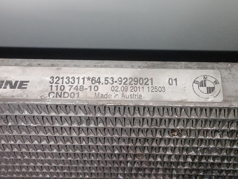 Recambio de condensador / radiador aire acondicionado para bmw serie 3 berlina (e90) 2.0 turbodiesel cat referencia OEM IAM 6453