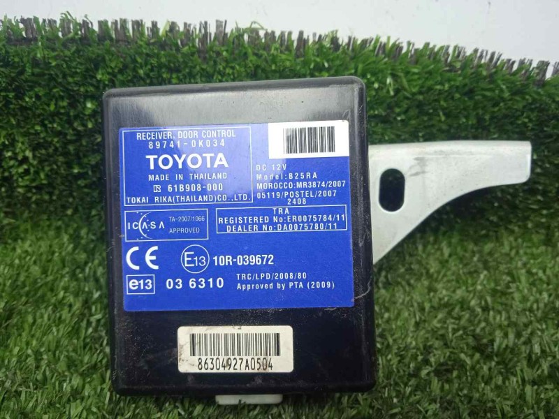 Recambio de modulo electronico para toyota hilux (kun) 2.5 turbodiesel referencia OEM IAM 897410K034-10R039672  5.PINES