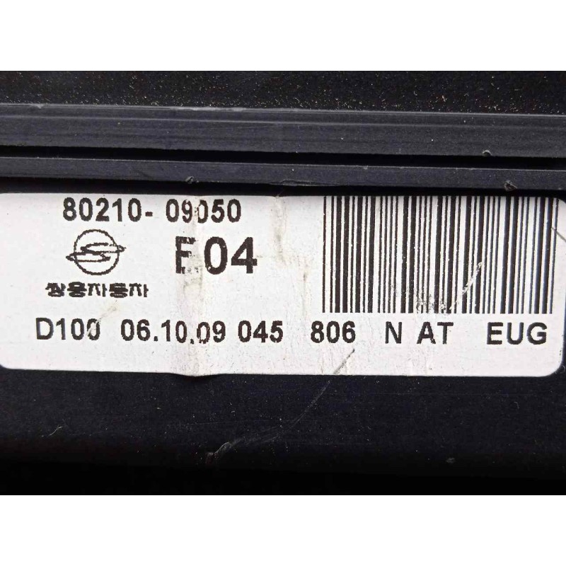 Recambio de cuadro instrumentos para ssangyong kyron 2.0 referencia OEM IAM 8021009050 2.CONECTORES 