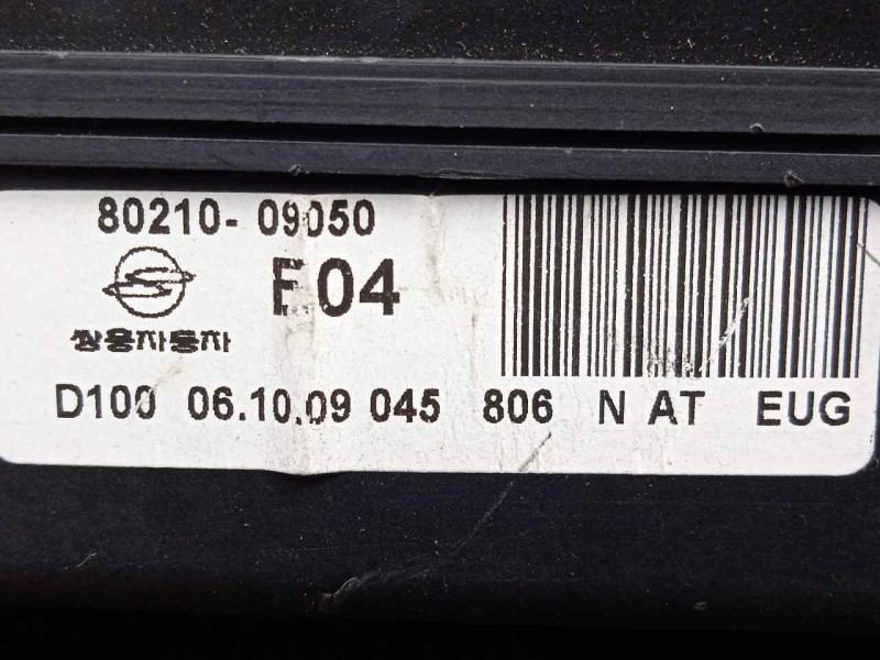 Recambio de cuadro instrumentos para ssangyong kyron 2.0 referencia OEM IAM 8021009050 2.CONECTORES 