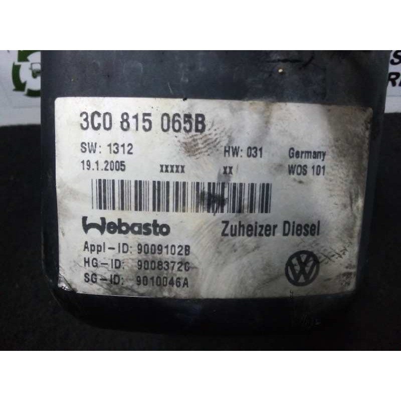 Recambio de calentador calefaccion para volkswagen passat berlina (3c2) 2.0 tdi referencia OEM IAM 3C0815065B  