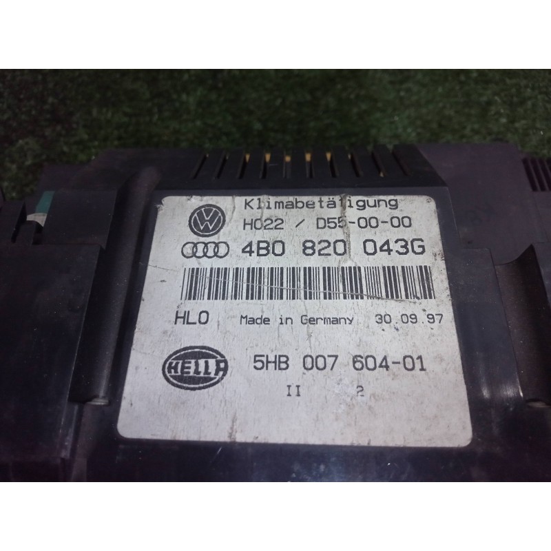 Recambio de mando climatizador para audi a6 berlina (4b2) 1.9 tdi referencia OEM IAM 4B0820043G-5HB00760401  