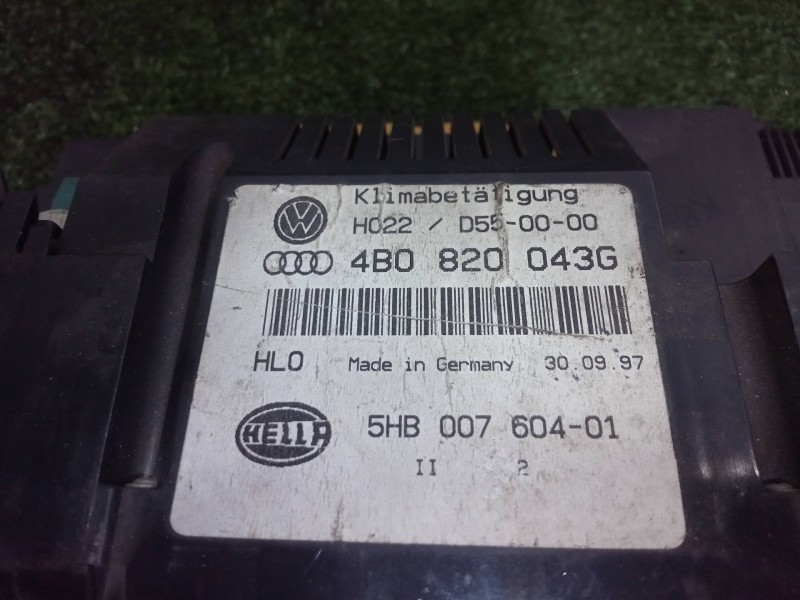 Recambio de mando climatizador para audi a6 berlina (4b2) 1.9 tdi referencia OEM IAM 4B0820043G-5HB00760401  