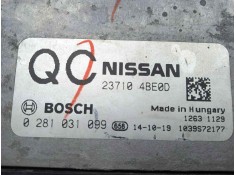 Recambio de centralita motor uce para nissan x-trail (t32) 1.6 dci turbodiesel cat referencia OEM IAM 0281031099-237104BE0D-EDC1 2