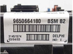 Recambio de centralita check control para peugeot 307 (s1) 2.0 hdi cat referencia OEM IAM 9650664180-31451574-BSMB2 BSMB2 DELPHI 2