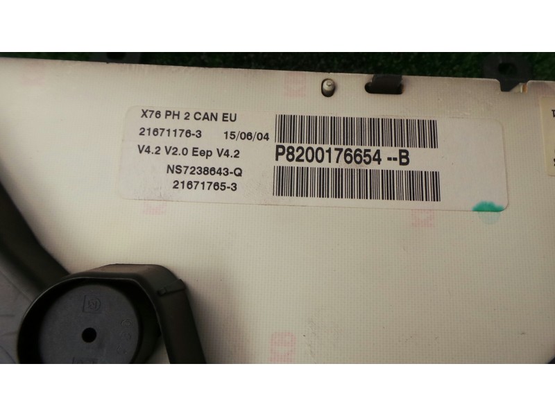 Recambio de cuadro instrumentos para renault kangoo (f/kc0) 1.5 dci diesel referencia OEM IAM P8200176654B-8200176654  