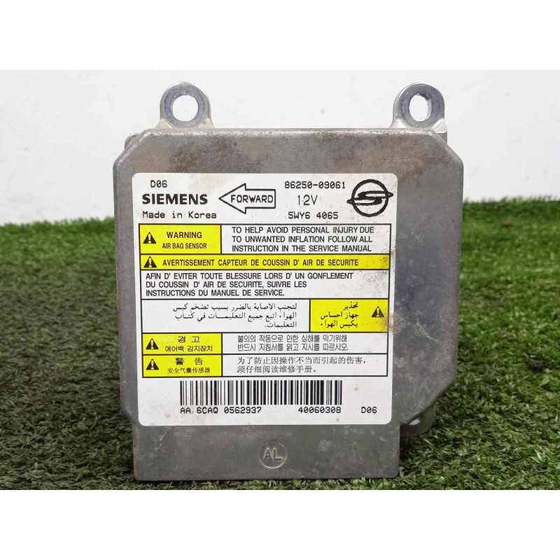 Recambio de centralita airbag para ssangyong kyron 2.0 referencia OEM IAM 5WY64065-8625009061 SIEMENS 