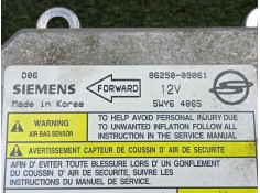 Recambio de centralita airbag para ssangyong kyron 2.0 referencia OEM IAM 5WY64065-8625009061 SIEMENS  2